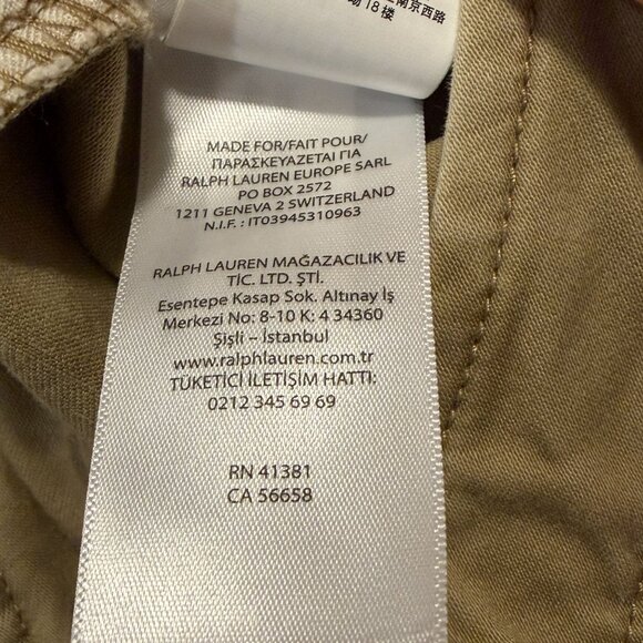 Polo Ralph Lauren Khaki Cargo Skirt Cotton Lightweight Size 2 - Picture 9 of 10